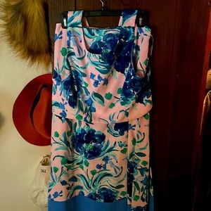 Lilly Pulitzer, two-piece top and tie skirt size 12